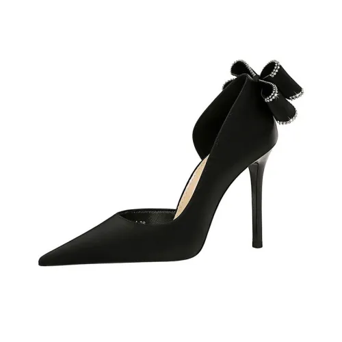 BIGTREE Slim Heel High Heels 10cm Women's