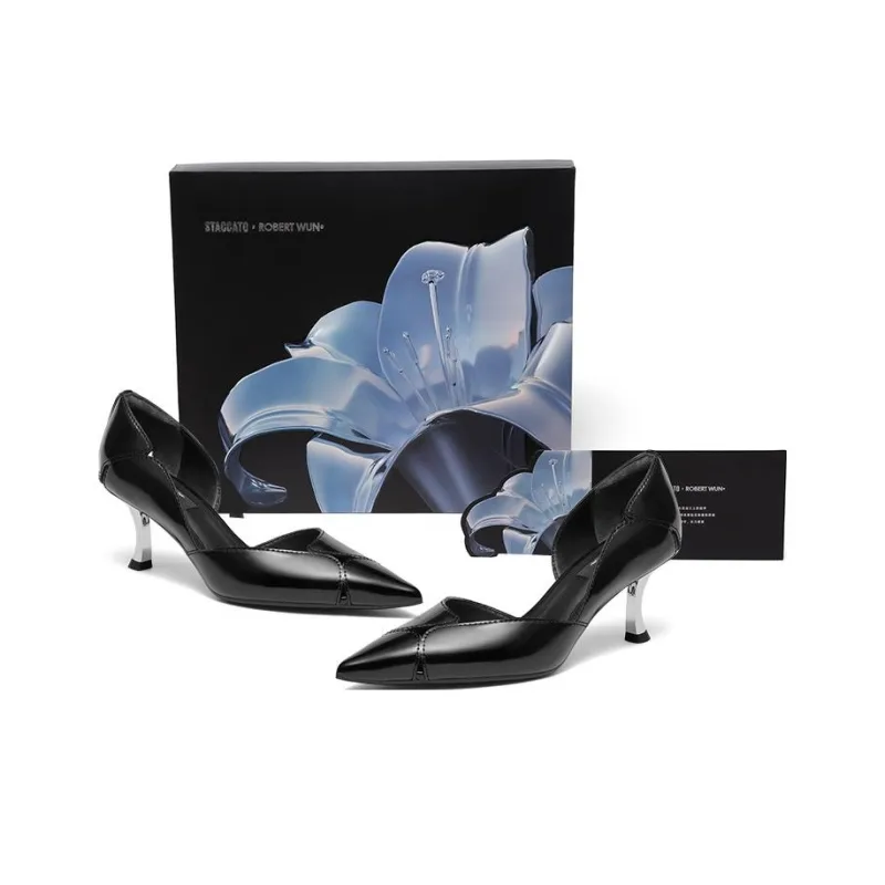 Staccato Flared Heel High Heels 6cm Women's-6