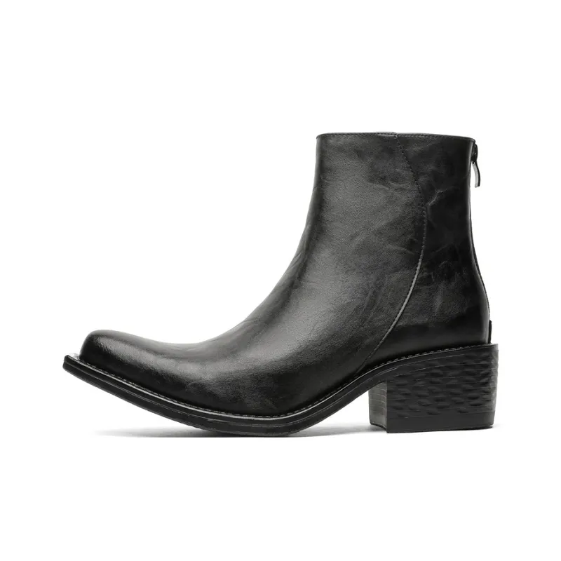 MODENGPAN Ankle Boots 3cm Men's-0