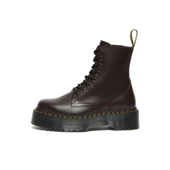 Dr.Martens Jadon Boot Smooth Leather Platforms 'Burgundy'