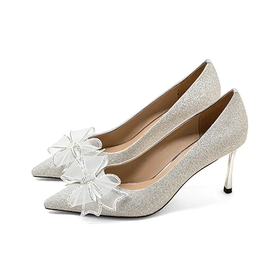 COMELY Slim Heel High Heels 7.5cm Women's-6