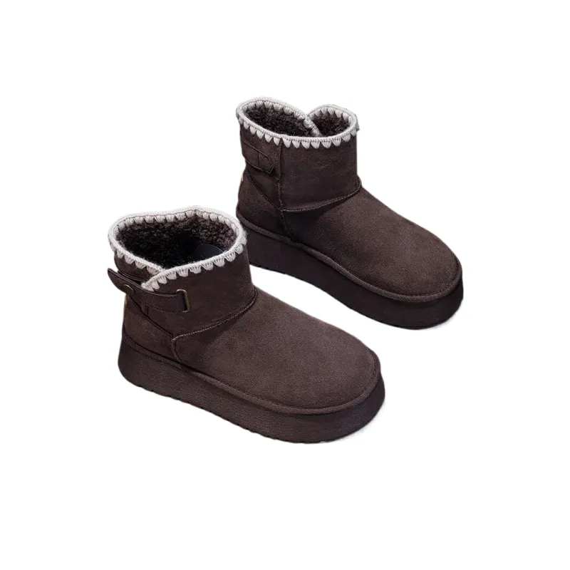 The Mystery Of Glamour Warm Cushioning Short Snow Boots Women's-8