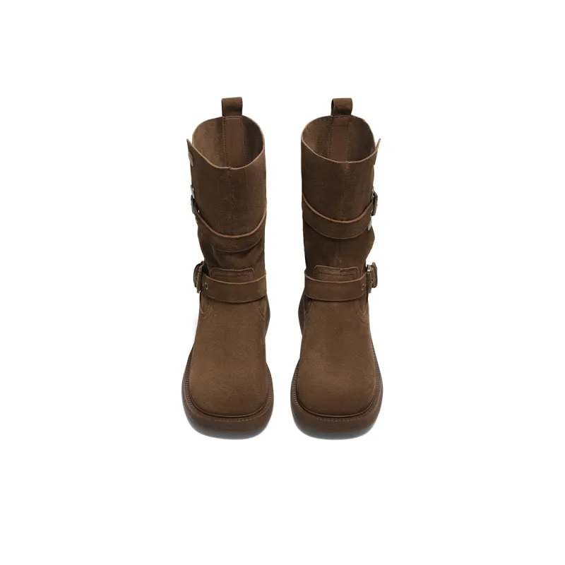 Senda Ankle Boots Women's Khaki-6