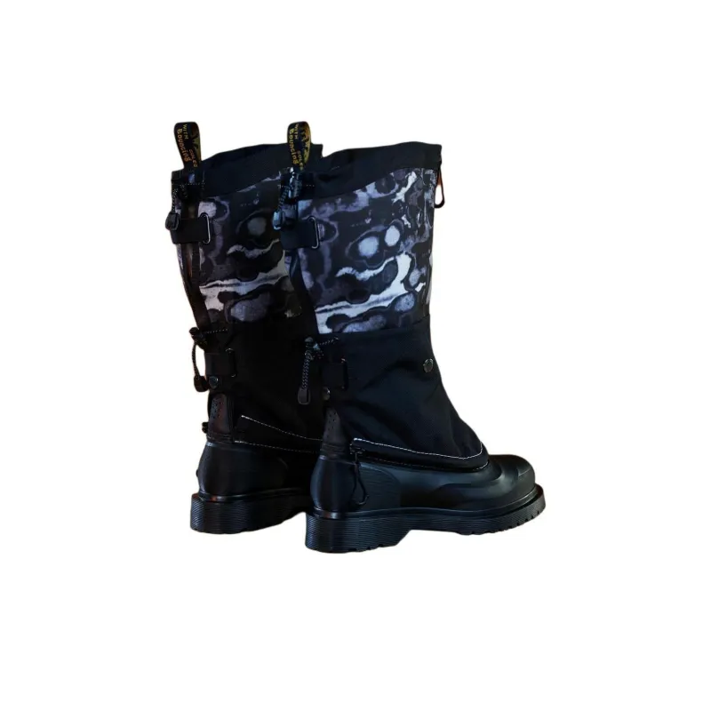 Dr. Martens 14XX Removable Gaiters Sub Boot Black White-3