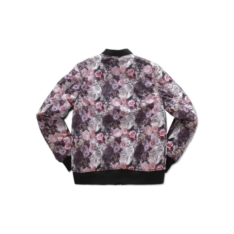 Vans Jackets Coats Women's Black Pink-1
