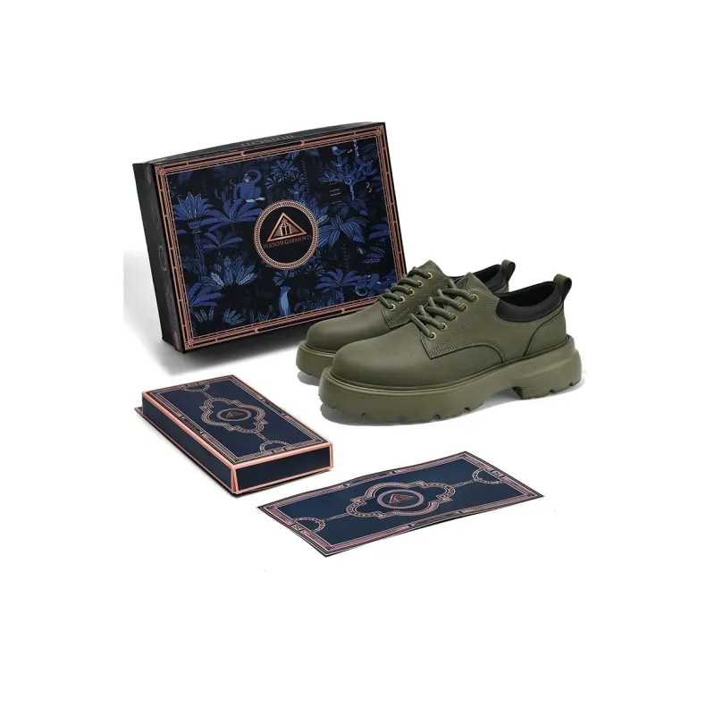 Masongarments Ankle-Length Martin Boot Unisex Matcha Muted Clear Box Limited Edition-5