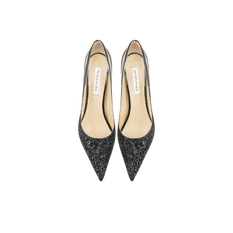Suyymakk Slim Heel High Heels Women's Black-2