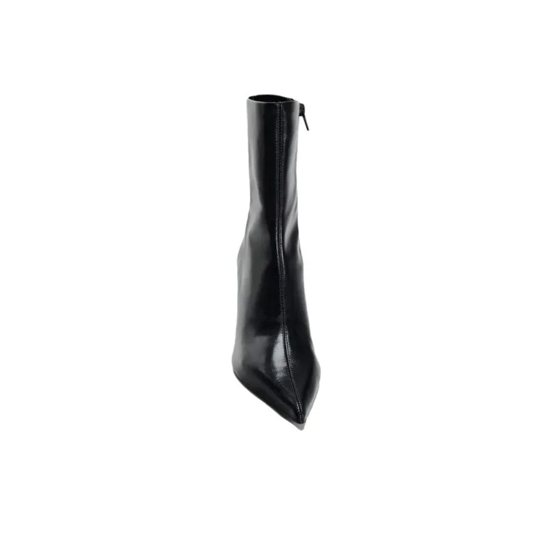 ZARA Ankle Boots 7cm Women's Black-2