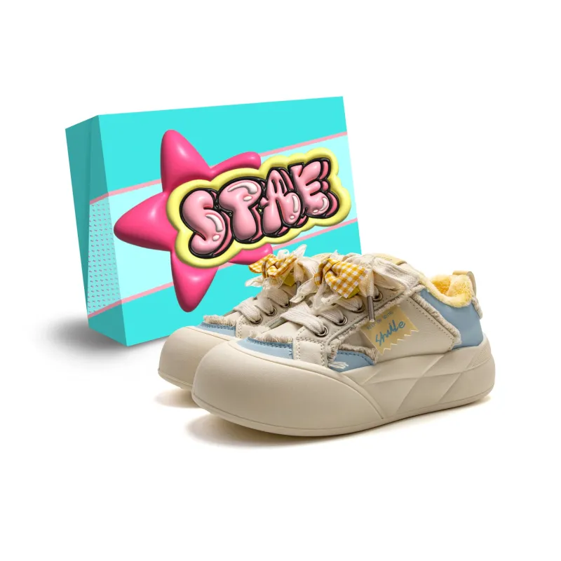 STAE Warm Wear-Resistant Slip-Resistant Low-Top Skateboard Shoes Women's Box Included-0