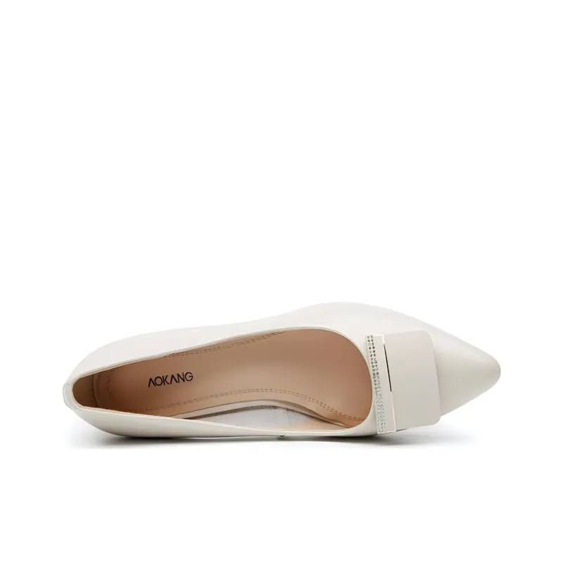 AOKANG Block Heel High Heels Women's-7