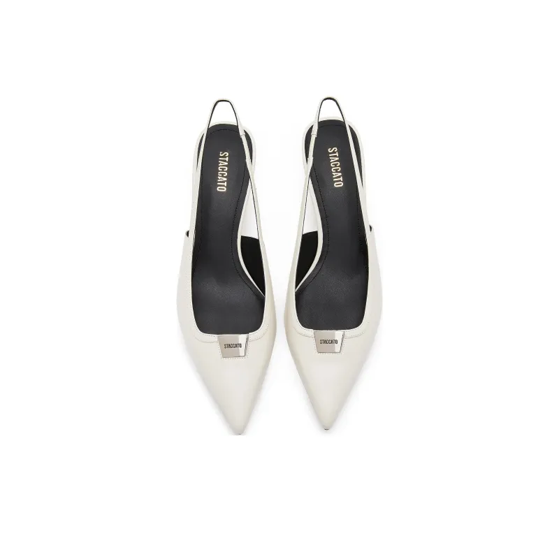 Staccato Monica Flared Heel Pointed Toe High Heels 6cm Women's-16