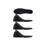Black[2 Pack 9cm]Detachable Height Increase Insoles