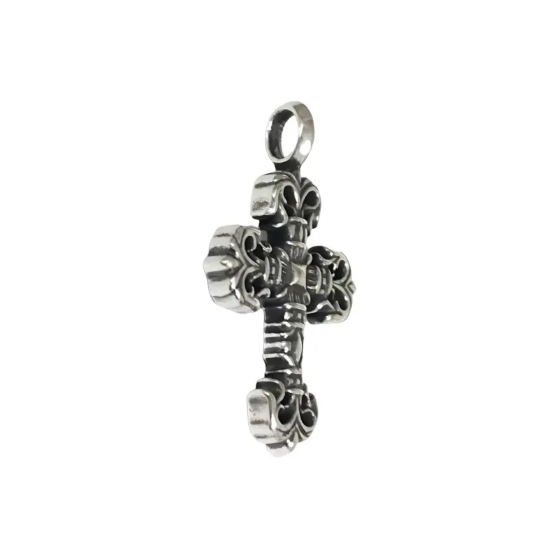 Chrome Hearts 925 Sterling Silver Pendants Unisex Silver Small Size-0