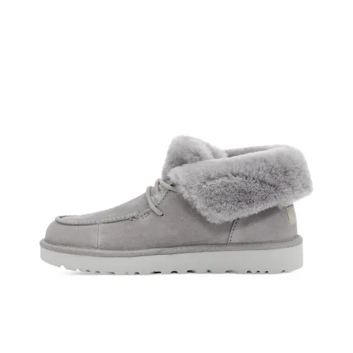UGG Diara Retro Lacing Fleece Lined Light Grey Women's