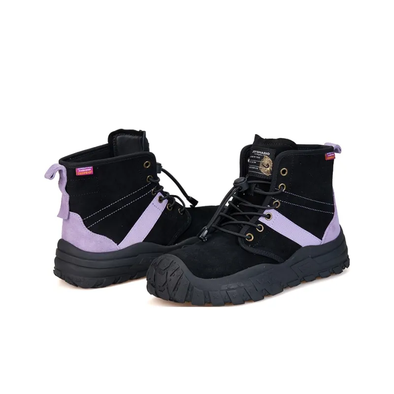 Joy&Mario Ankle Boots Women's Black/Yellow-3
