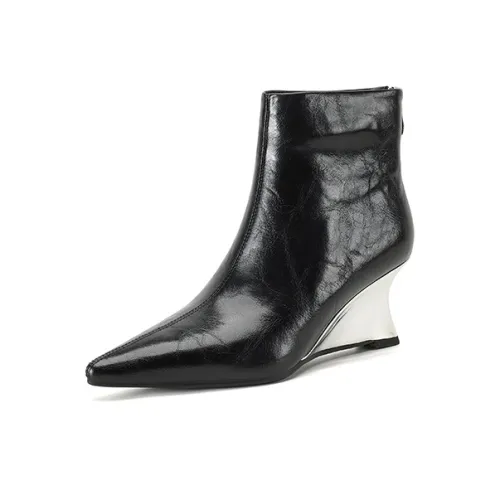 Ruby L Ankle Boots Women's Black/Leopard Print/White