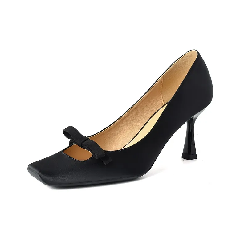 Beijiani Slim Heel High Heels 7.5cm Women's-7
