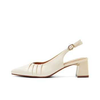 PT'SON Chunky Heel High Heels 5.2cm Women's