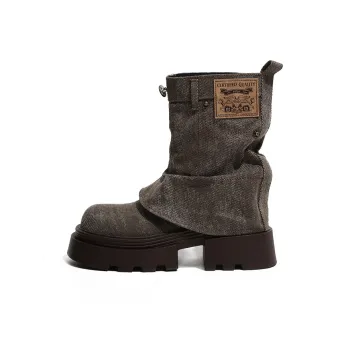 OBWA Ankle Boots Women's Coffee, Khaki