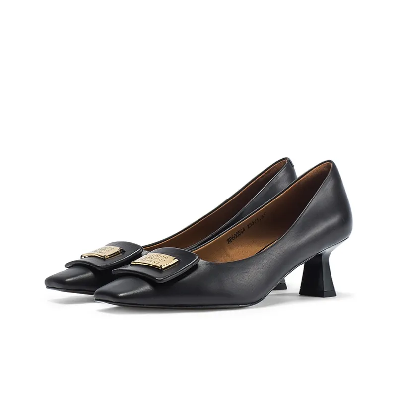 Coup De Foudre Block Heel High Heels 5.5cm Women's-1
