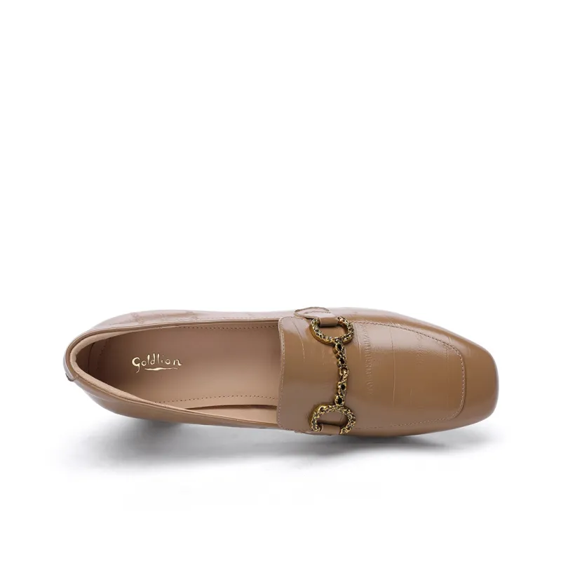 GOLDLION Chunky Heel High Heels Women's-2