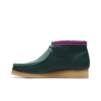 Clarks Originals Wallabee Boot Green Combination
