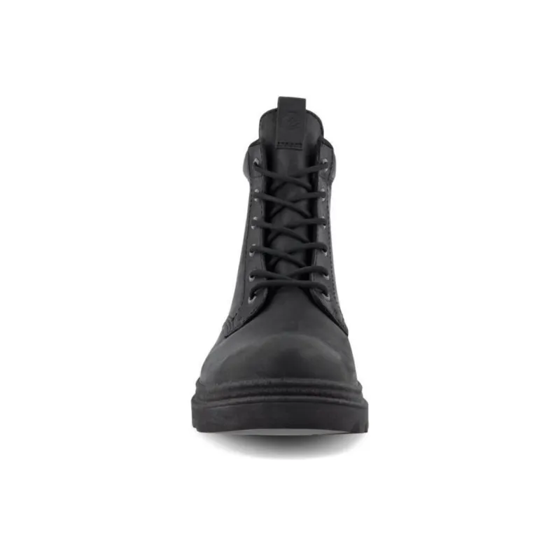 Ecco Leather New Collection Short Martin Boot Men's Black-4