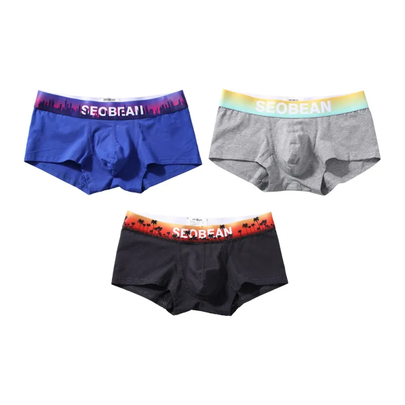 SEOBEAN Underpants Men's 3 Pack-2