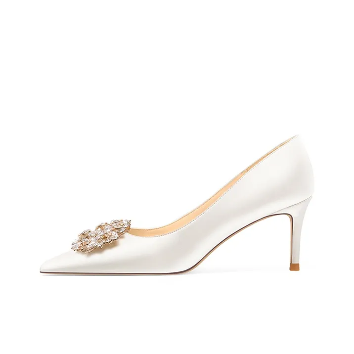 Holy Rose High Heels Women's White-6