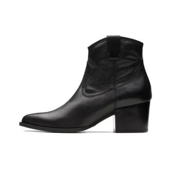Clarks Ankle Boots High Heel Women's Black