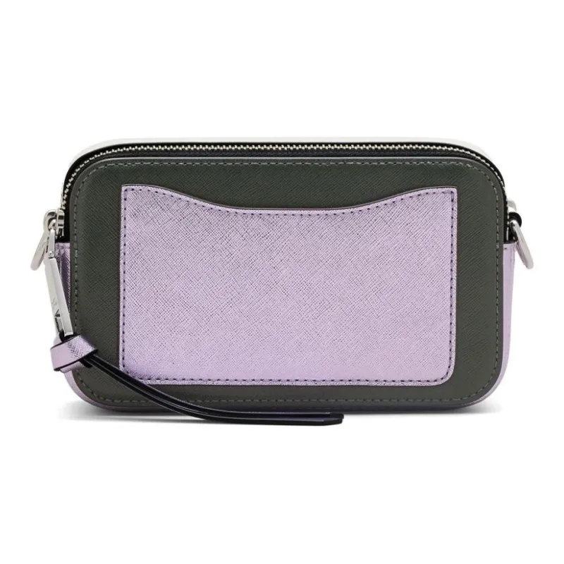 MARC JACOBS Polyurethane Shoulder Bag Women's Black & Purple-1