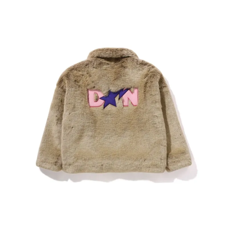 A BATHING APE X Don Toliver Faux Fur Jacket-1