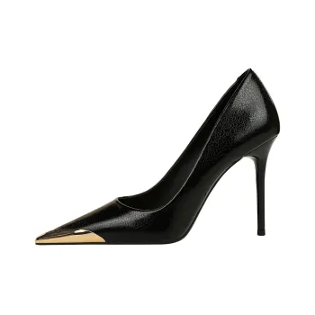 QITUMAUL Slim Heel High Heels 9.5cm Women's
