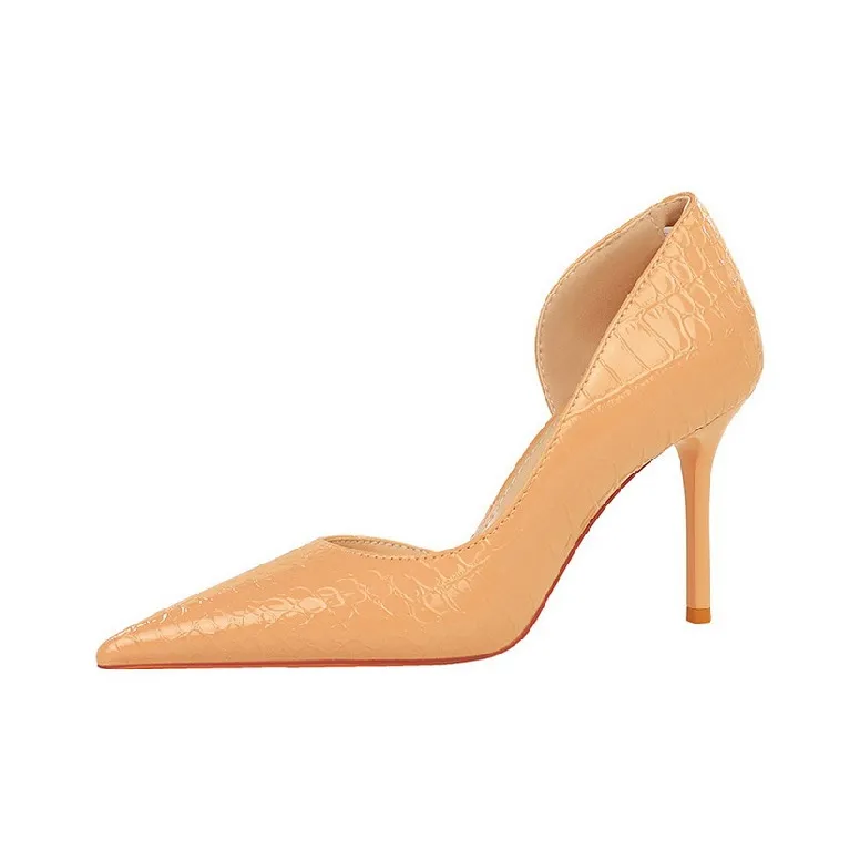 BIGTREE Slim Heel High Heels 8cm Women's-8