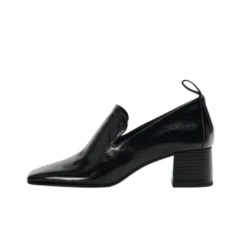 ZARA Chunky Heel High Heels 5cm Women's Black