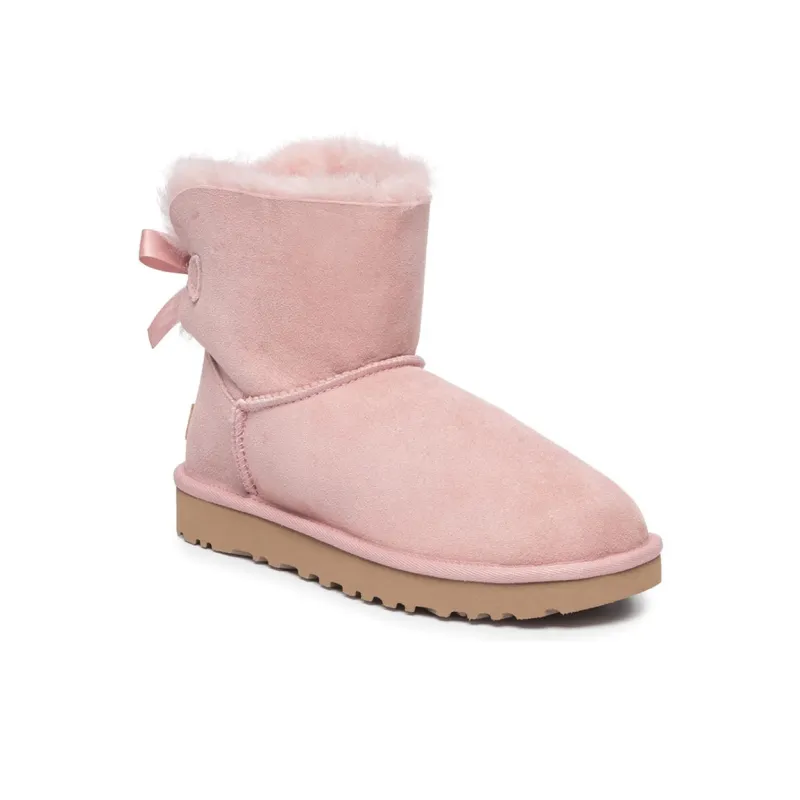 UGG Mini Baley Bow Ii Snow Boots Pink Women's-1