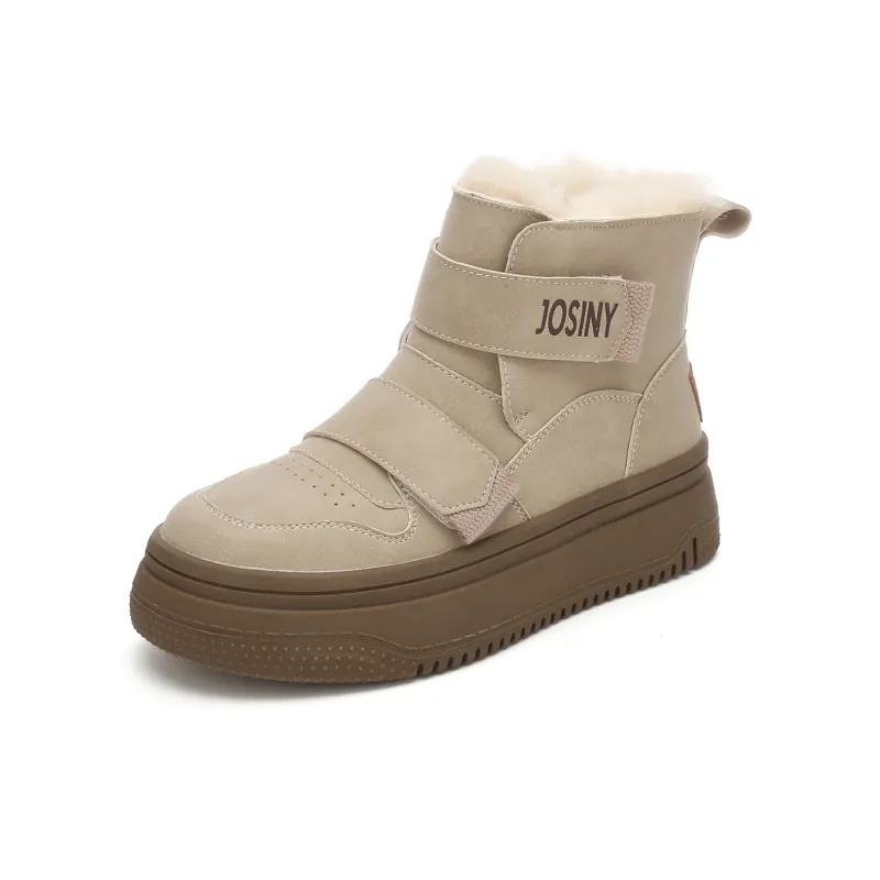 JOSINY Snow Boots Women's Brown/Apricot-7