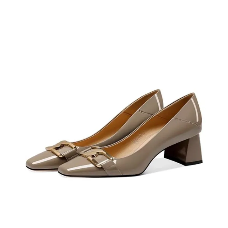 JESSICA SOPHIA Chunky Heel High Heels 5cm Women's-2