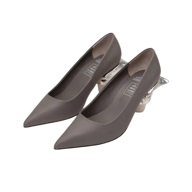 Maison MIHARA YASUHIRO Toothpaste Heel 60mm Leather Pumps-8