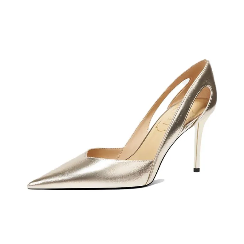 Zubumei Slim Heel High Heels 8CM Women's-6