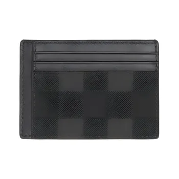 Burberry Leather Wallet Men's Gray