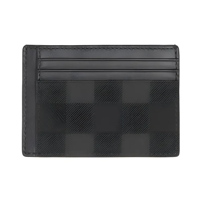 Burberry Leather Wallet Men's Gray-0