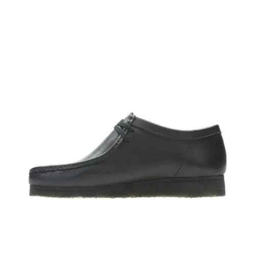 Clarks Originals Wallabee Boot Triple Black Leather