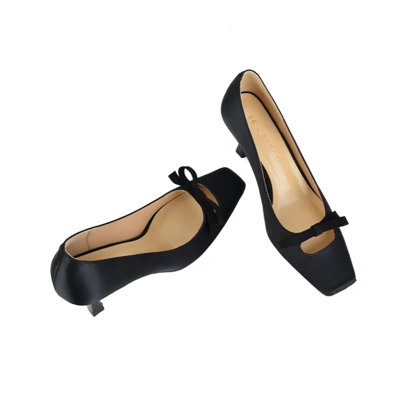 Beijiani Slim Heel High Heels 7.5cm Women's-10
