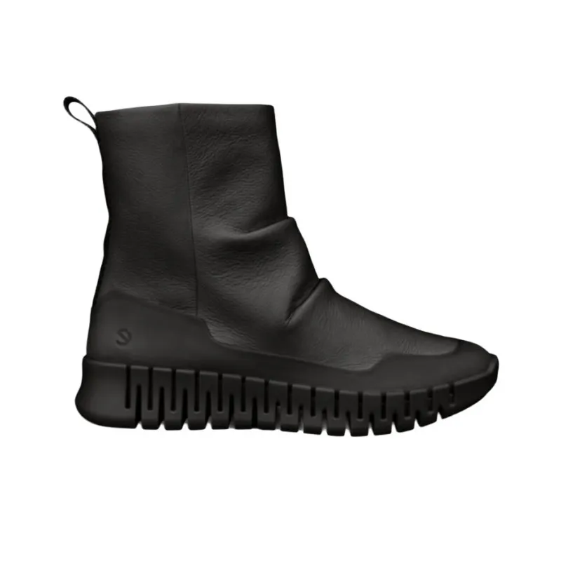 Ecco GRUUV Ankle Boots Women's Black-1