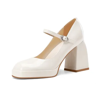 MEIAI High Heels Women's White