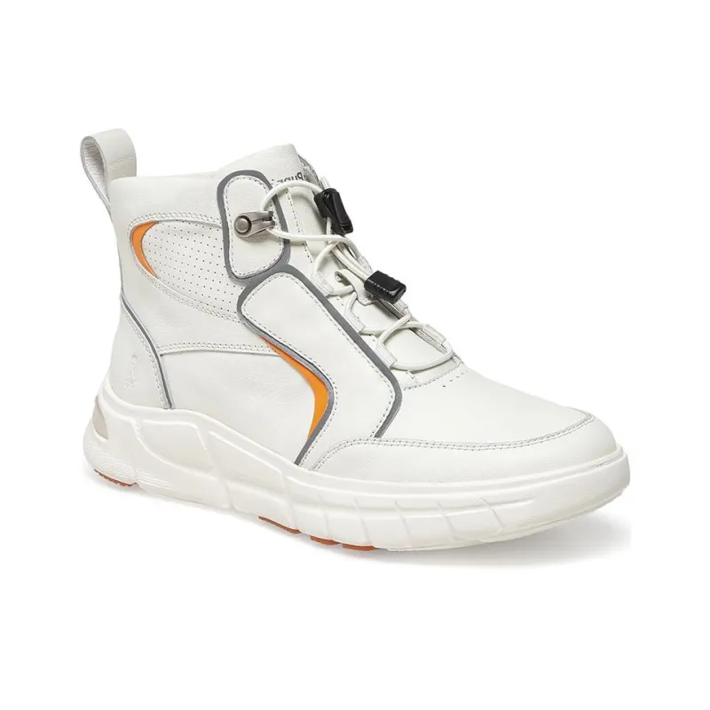 Hush Puppies Ankle Boots 3.5cm Women's White-1
