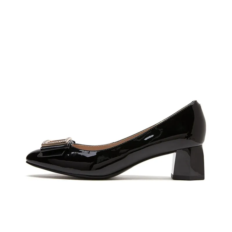 KADINA High Heels Women's Black/Burgundy/Pink-0