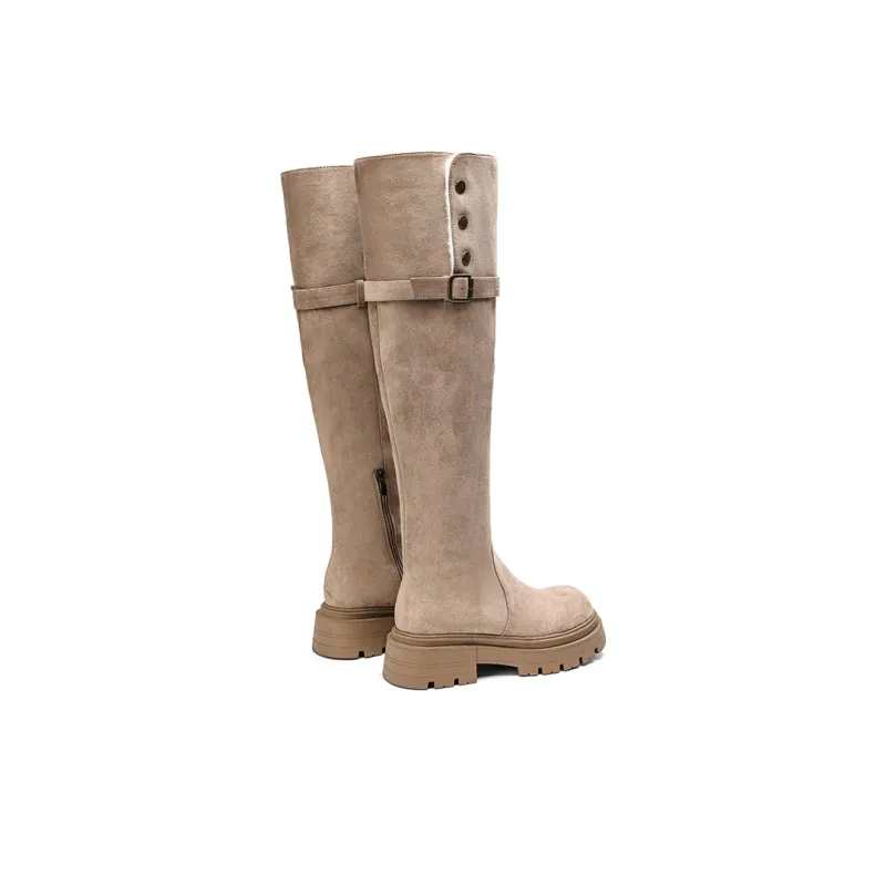 EBLAN Knee-high Boots Women's Umber-20