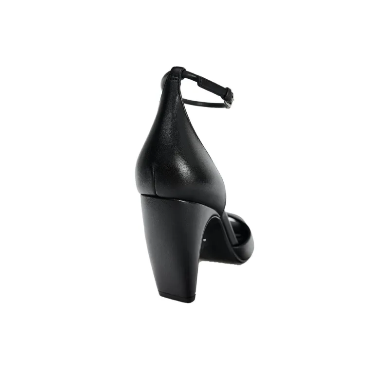 ZARA Slim Heel High Heels 9cm Women's Black-3